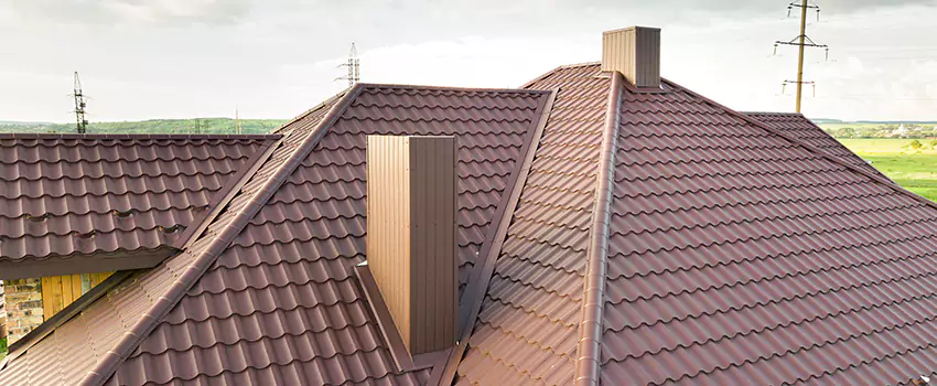 Residential Chimney Flashing Restoration in Burke, VA