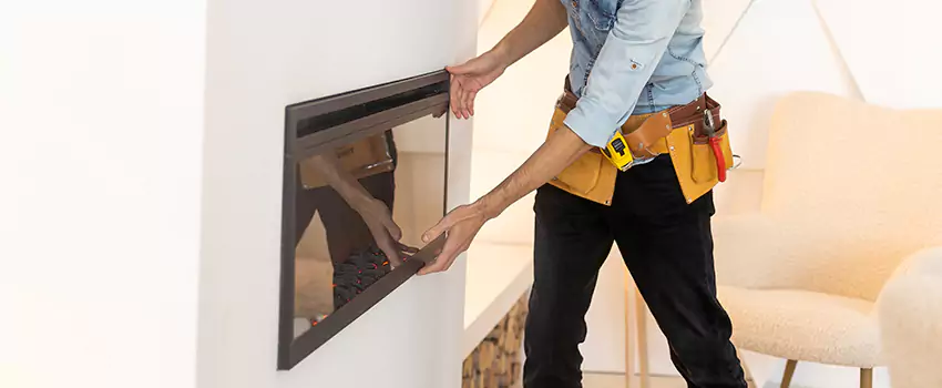 Metal Fireplace Installation in Burke, Virginia