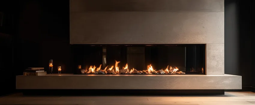 Gas Fireplace Ember Bed Design Services in Burke, Virginia
