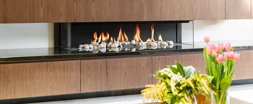 Double-height Fireplace Design Refurbishment in Burke, Virginia