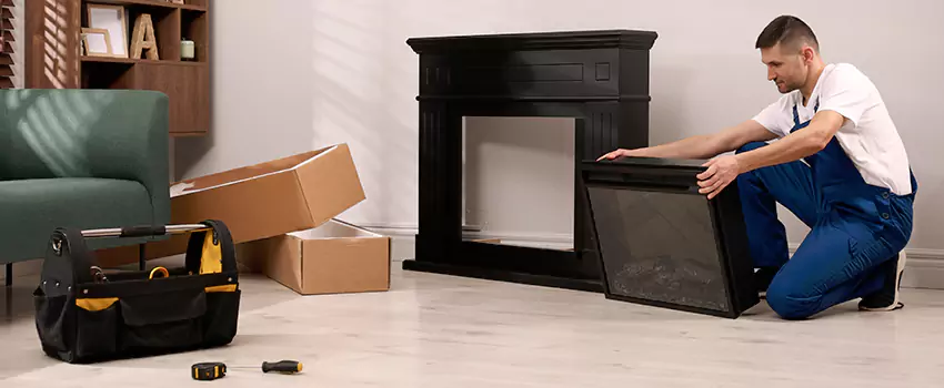 Old Rusted Metal Fireplace Repair And Replacement in Burke, VA